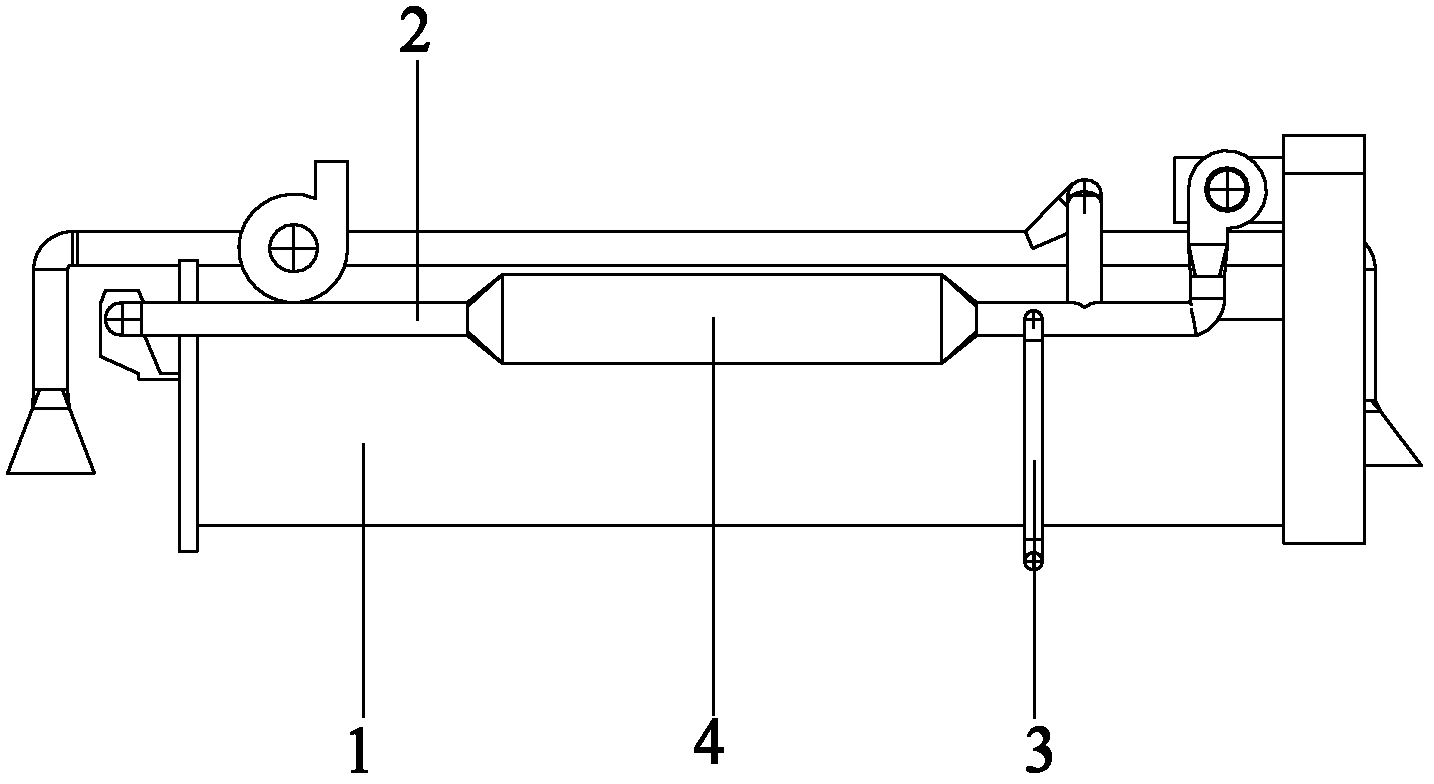 Loosing and dampening device of tobacco leaves