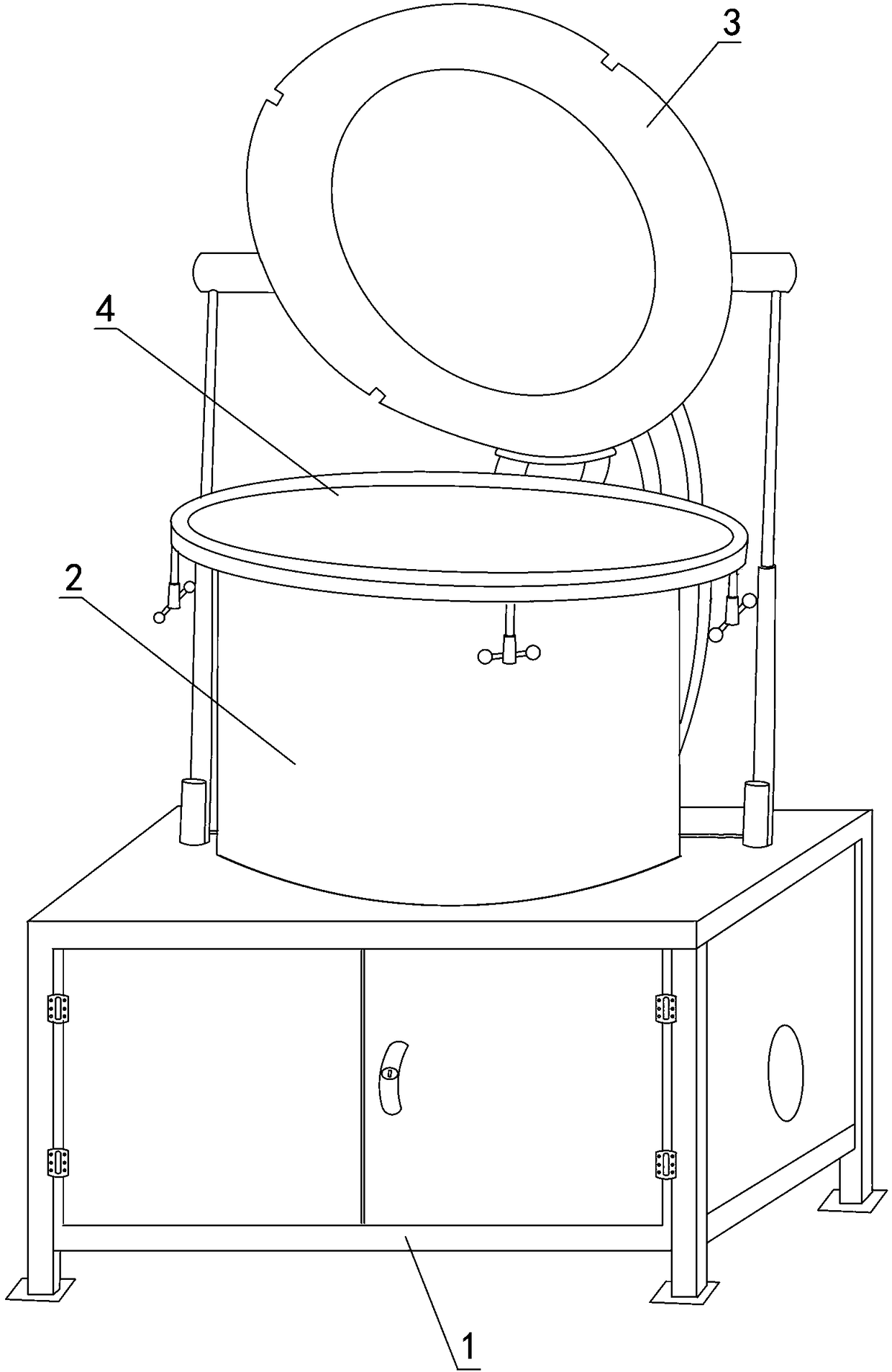 Bamboo salt calcining furnace and preparation method for preparing bamboo salt having high-reduction potential