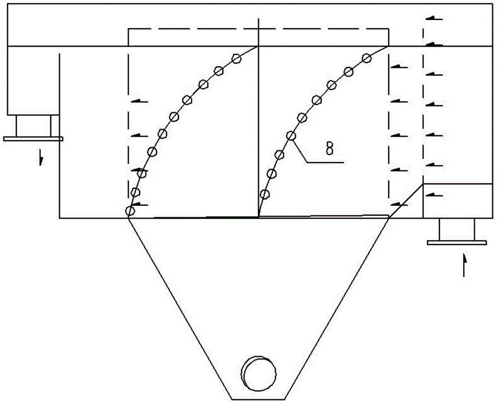 Efficient inclined plate oil removal and sand settlement apparatus