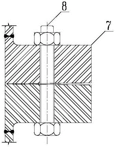 Cable-stayed prestressed steel and concrete combined type fan tower