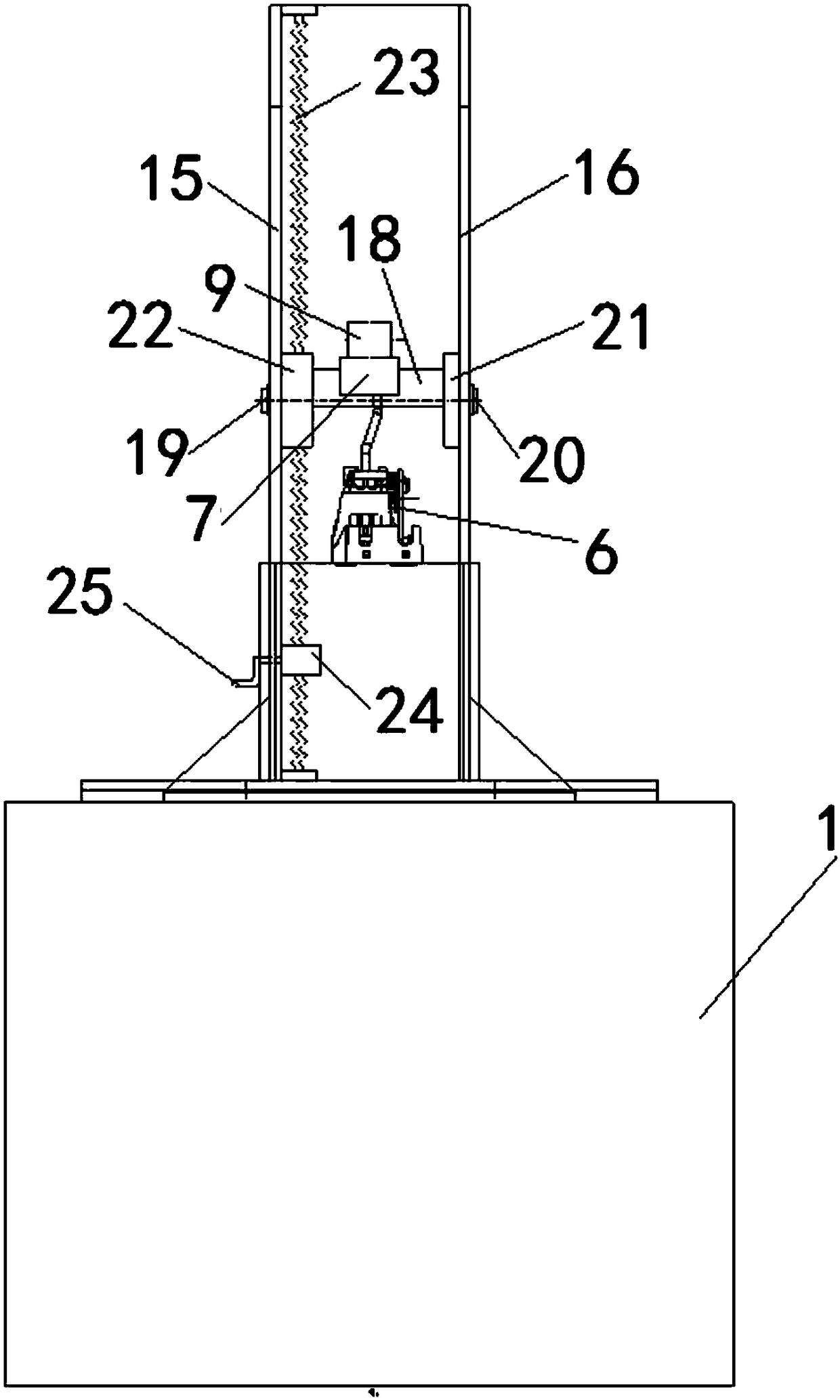 Automobile power system shift performance test device and shift performance test method