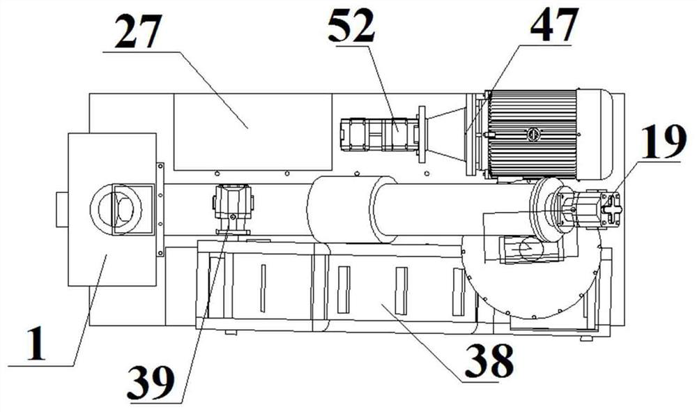 A crawler-type coal-water-gas separation and metering conveying device