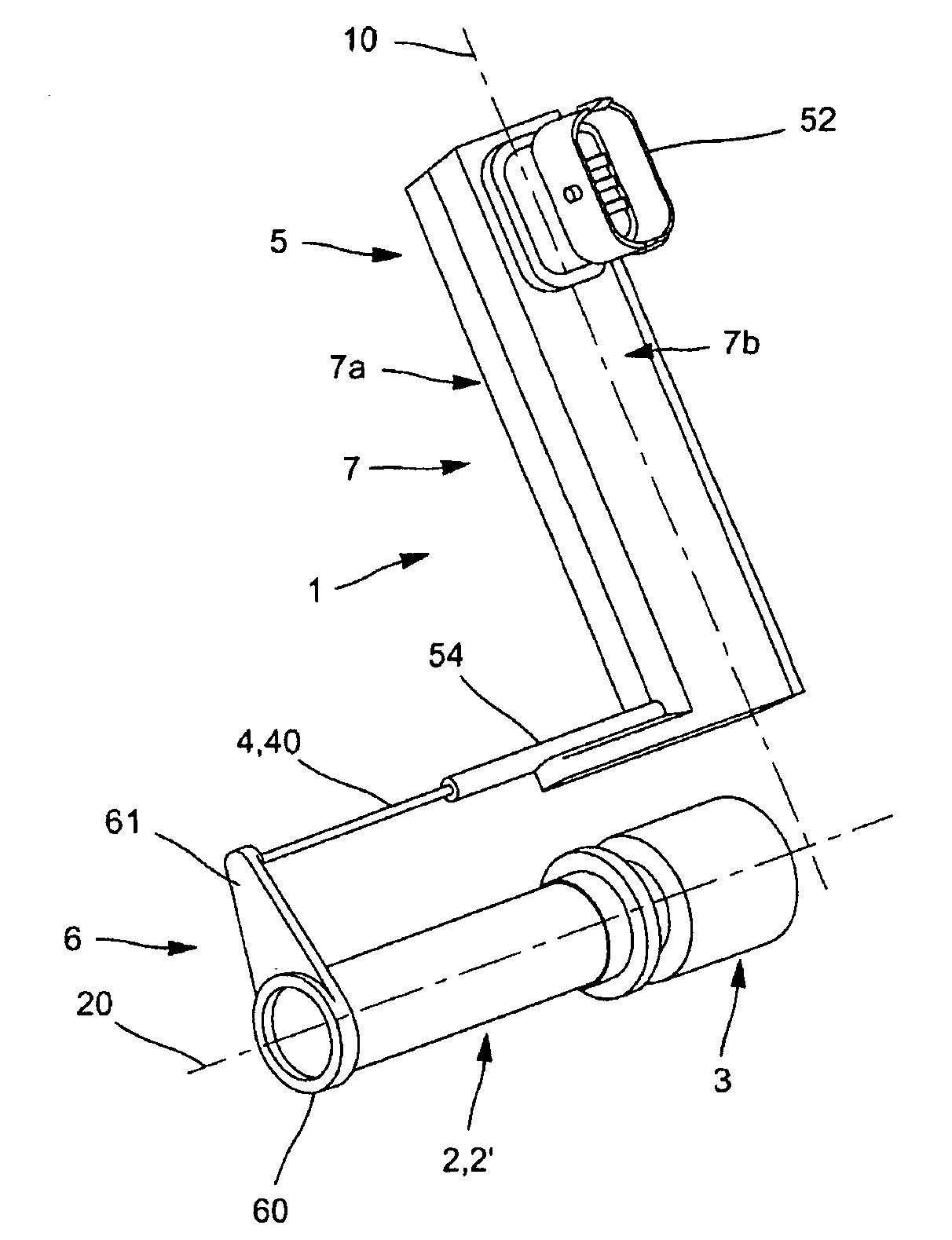 Linear sensor having angular redirection and cable displacement