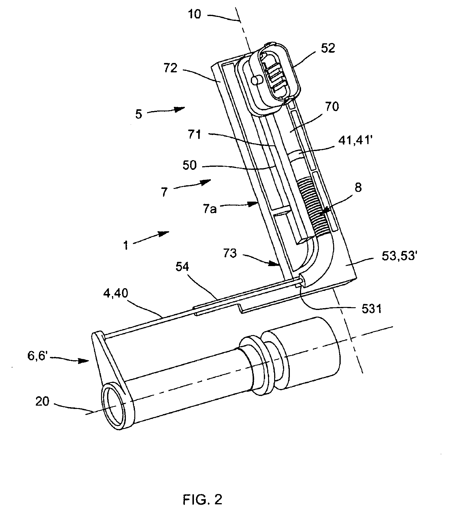 Linear sensor having angular redirection and cable displacement