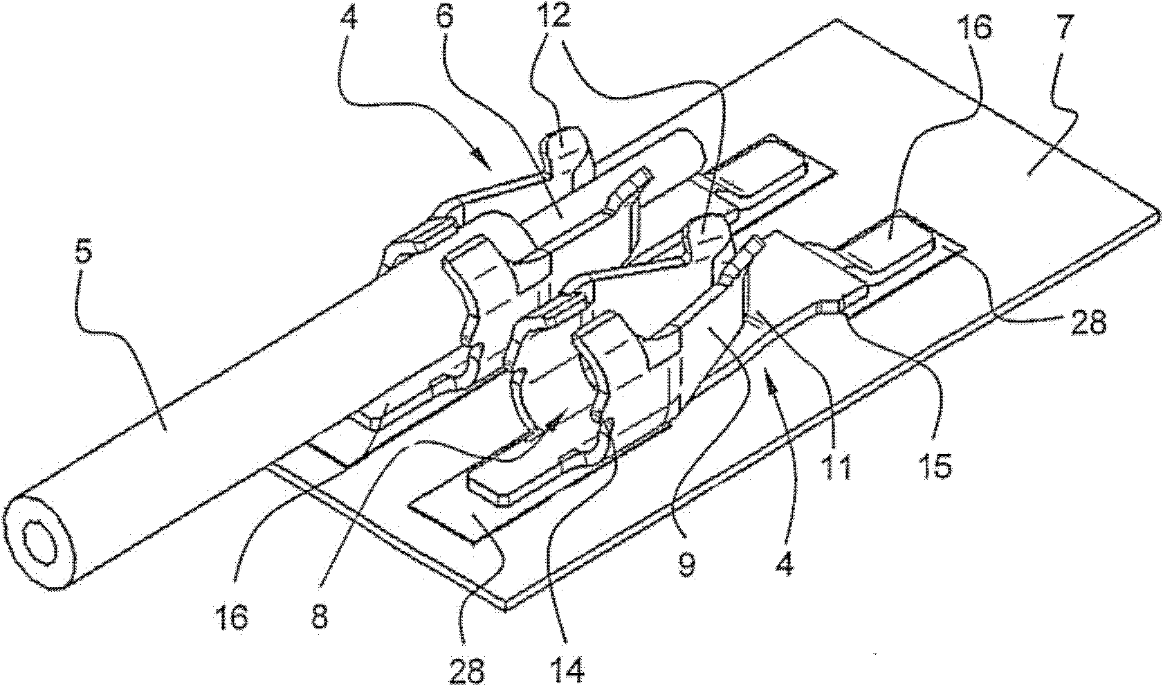 Actuating device for an electrical connection terminal