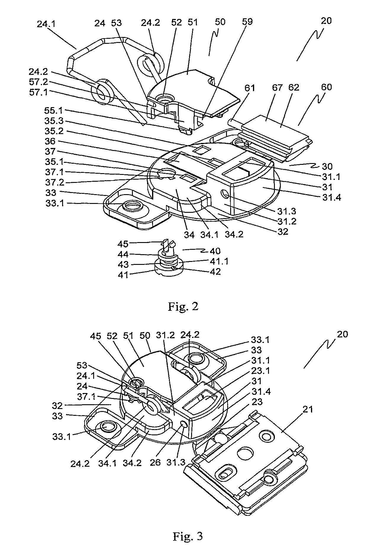 Furniture hinge comprising a damper