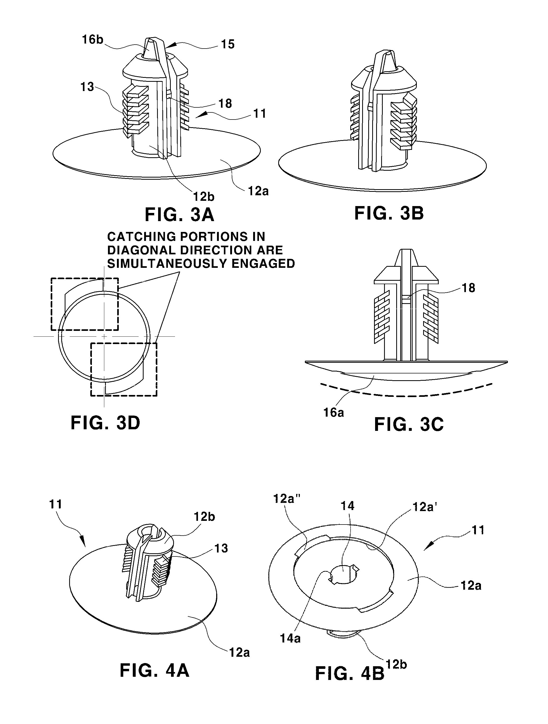 Fastener for vehicle