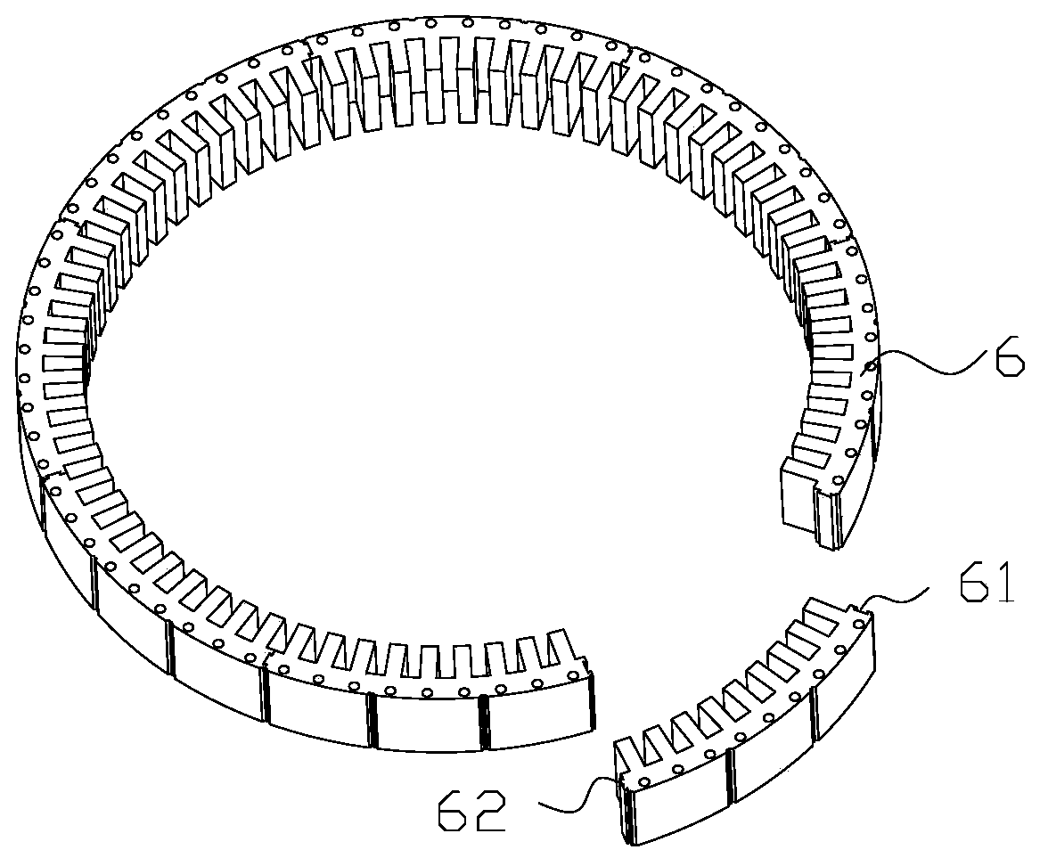 Motor stator welding equipment