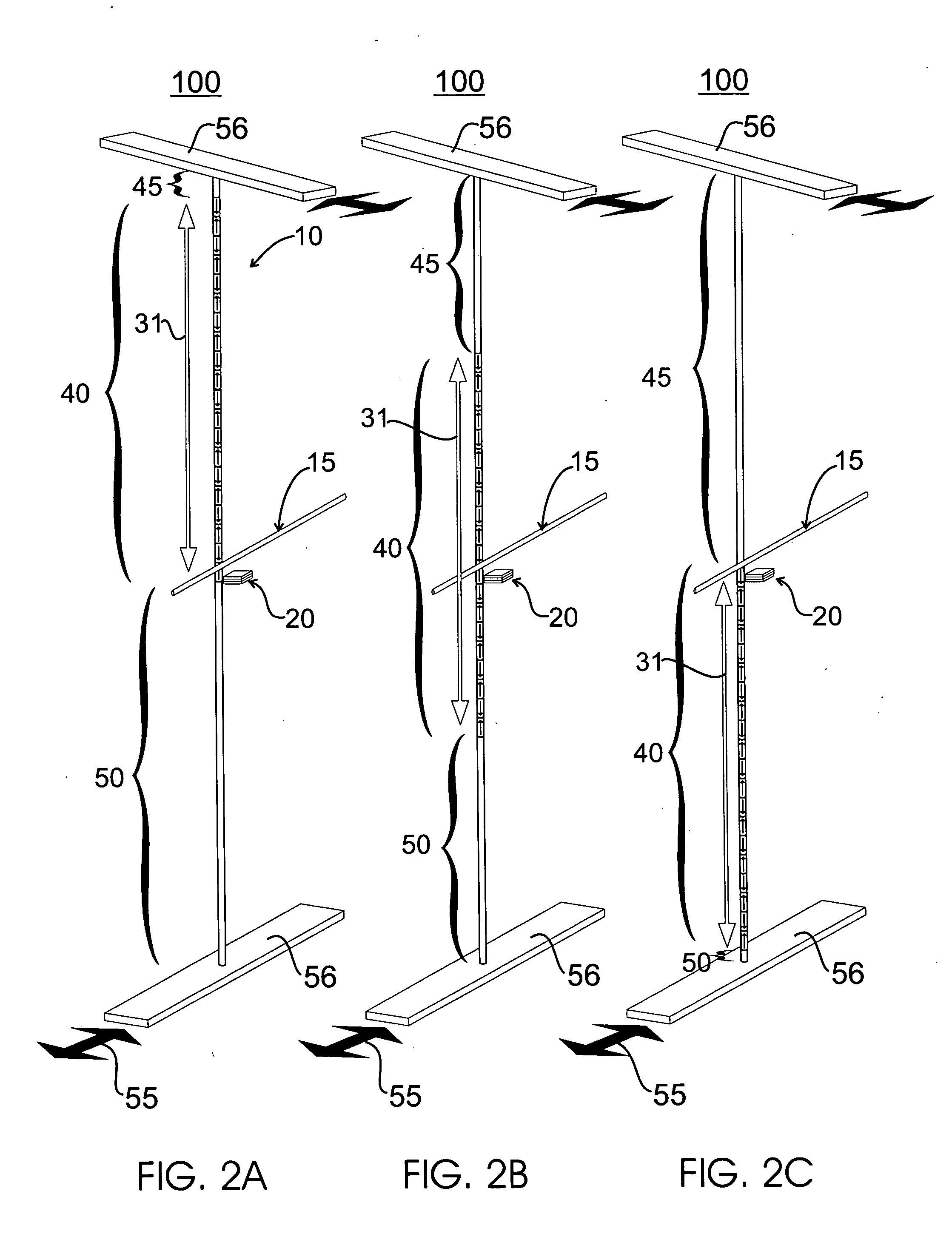 System and method for transferring data to and from a magnetic shift register with a shiftable data column