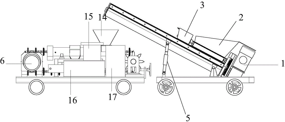 Accelerating agent quantitatively-adding dry-wet dual purpose concrete spraying machine