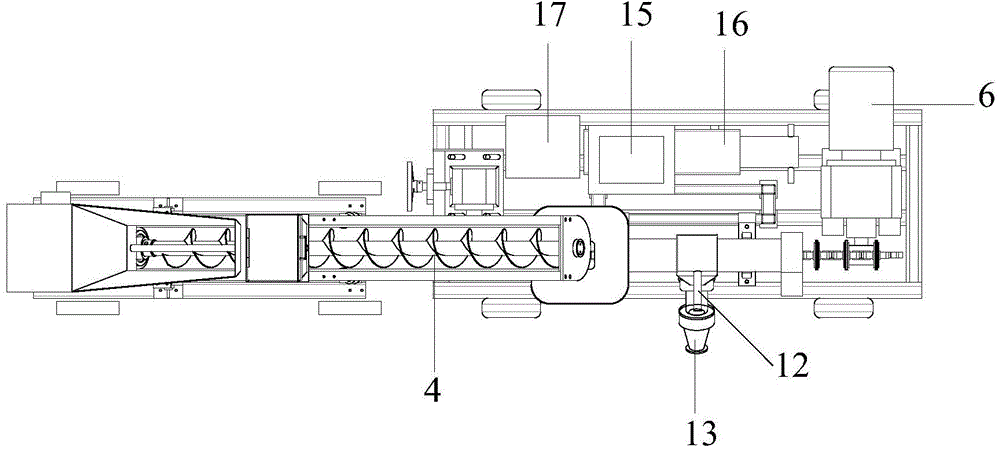 Accelerating agent quantitatively-adding dry-wet dual purpose concrete spraying machine