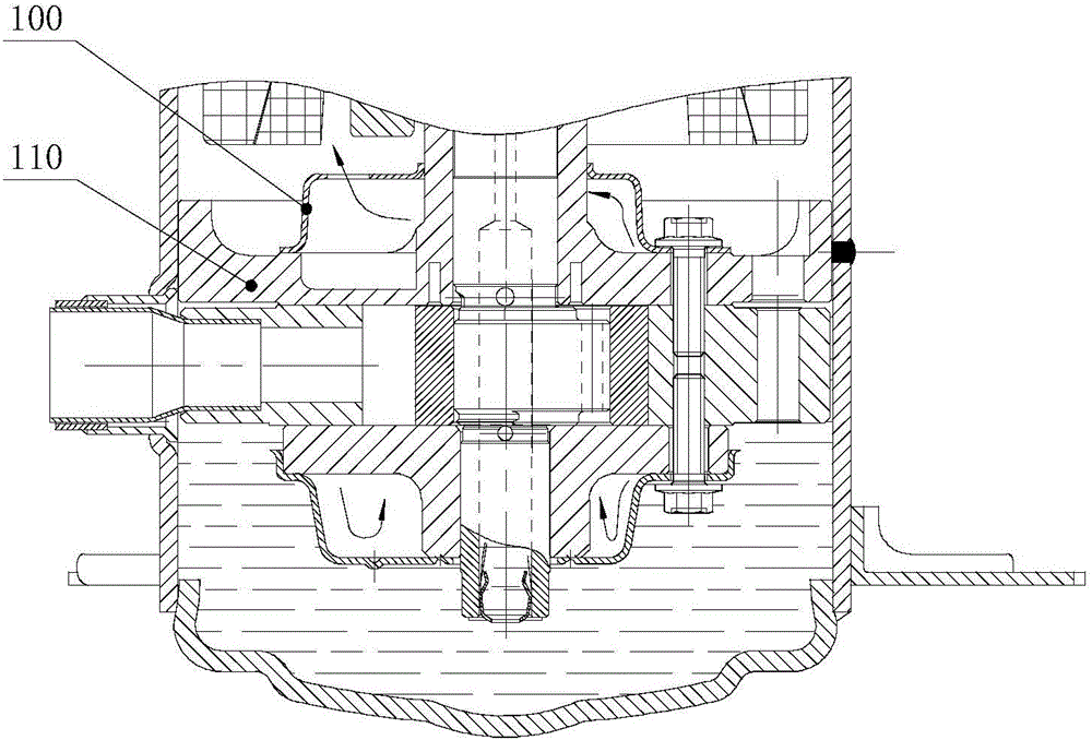 Silencer assembly and compressor