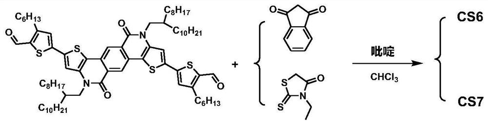 a'-π-a-π-a' type organic small molecule and its preparation method and application