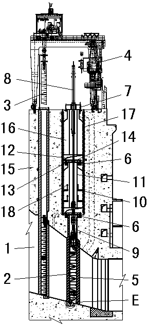 Maintenance method for emergency gate of low-head gate dam and gate dam structure