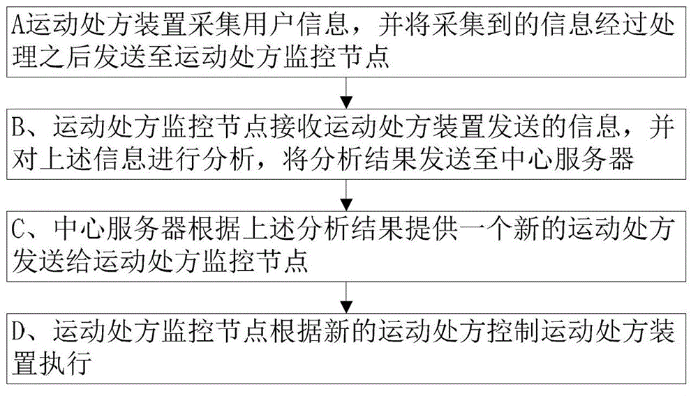 Method and system for realizing remote execution exercise prescription and monitoring