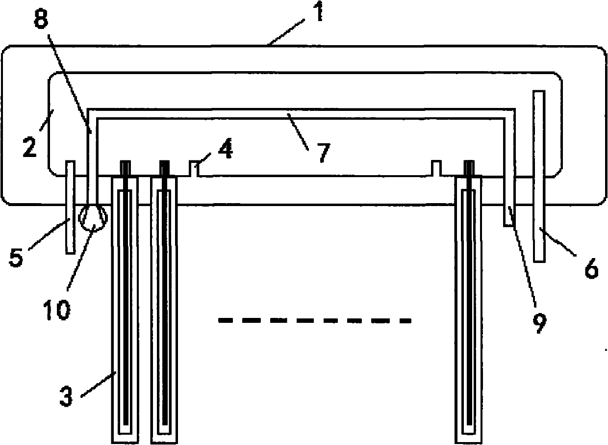 Water tank for solar water heater