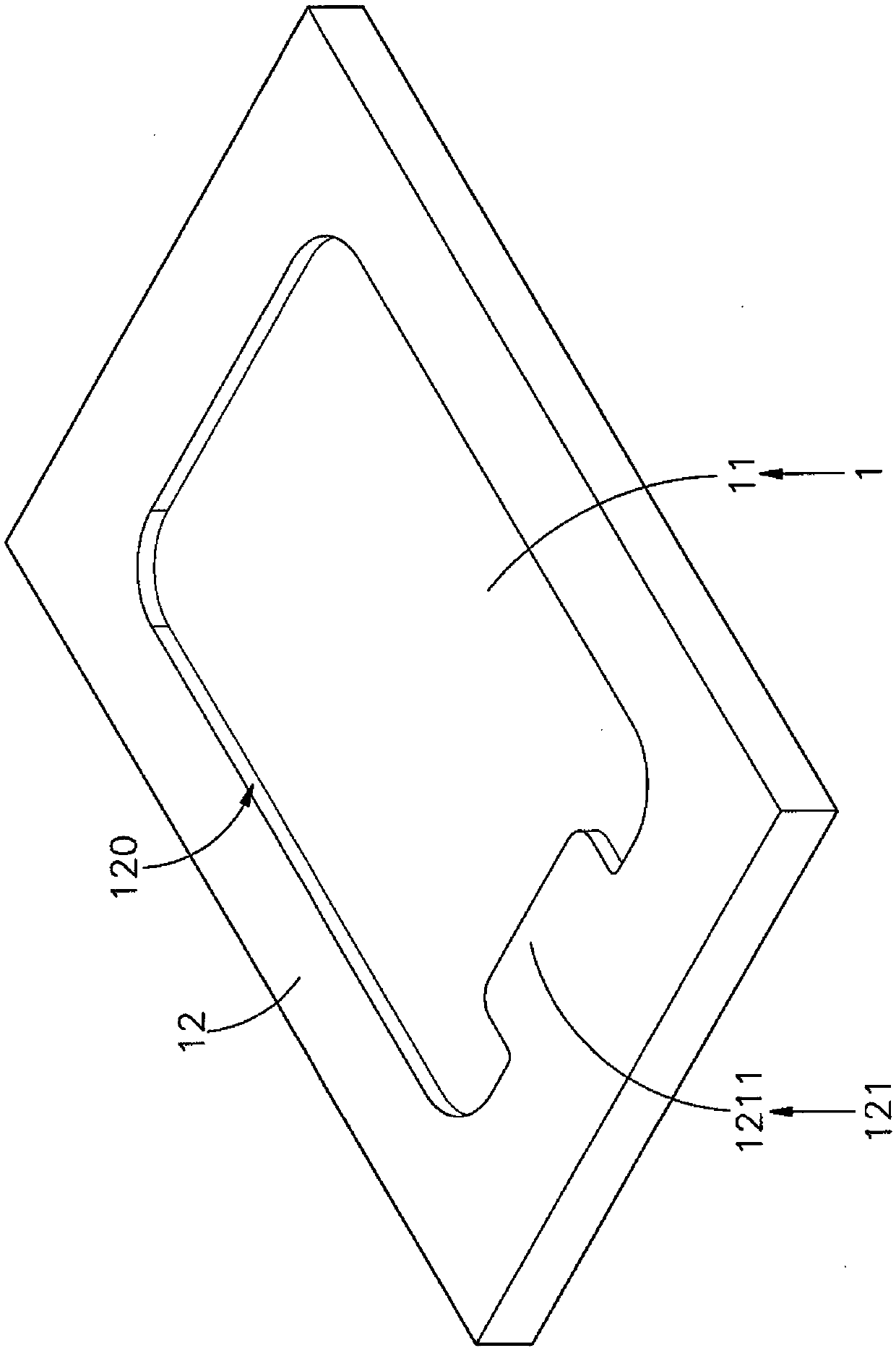 Forming method of special-shaped optical clear resin