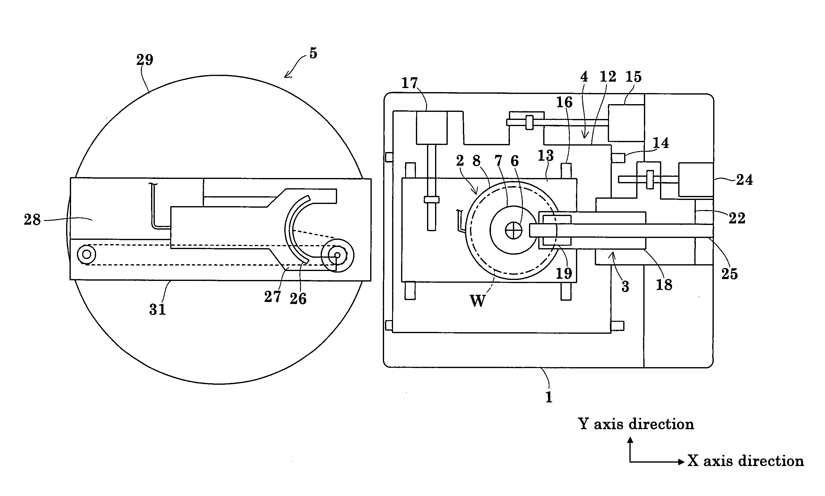 Semiconductor wafer positioning method, and apparatus using the same