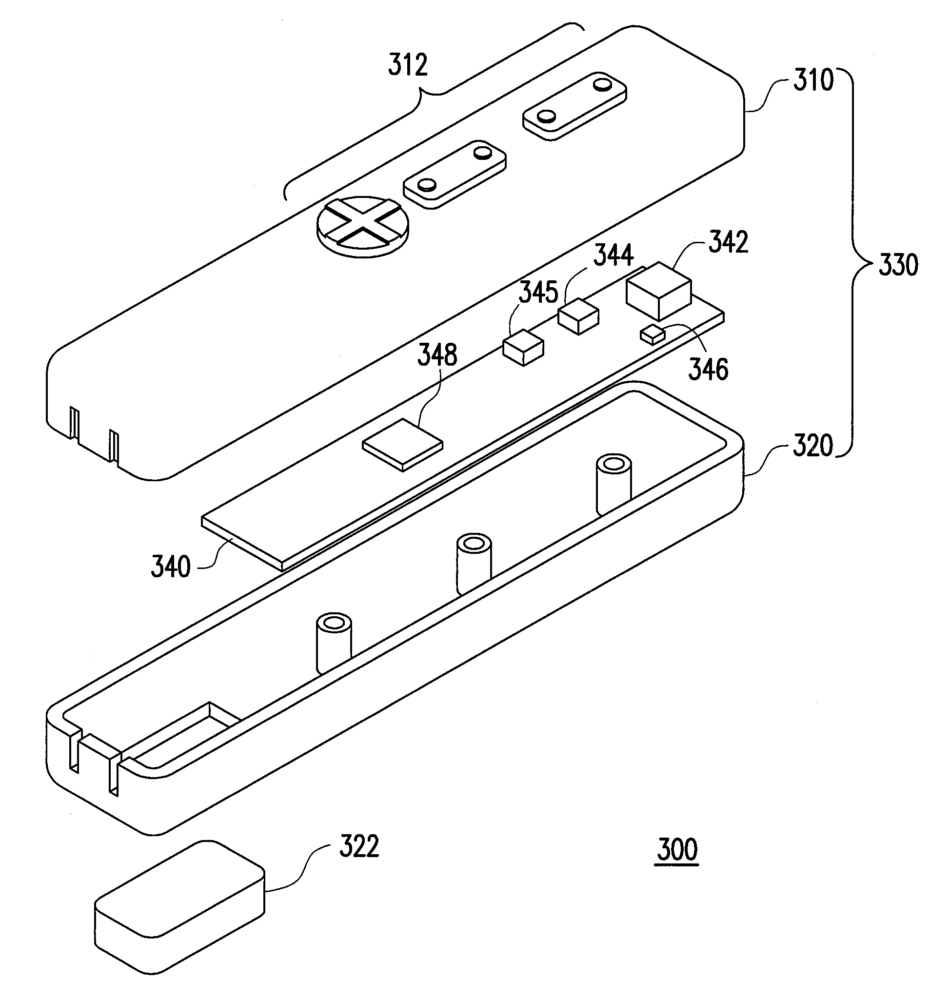 3D pointing device and method for compensating rotations of the 3D pointing device thereof