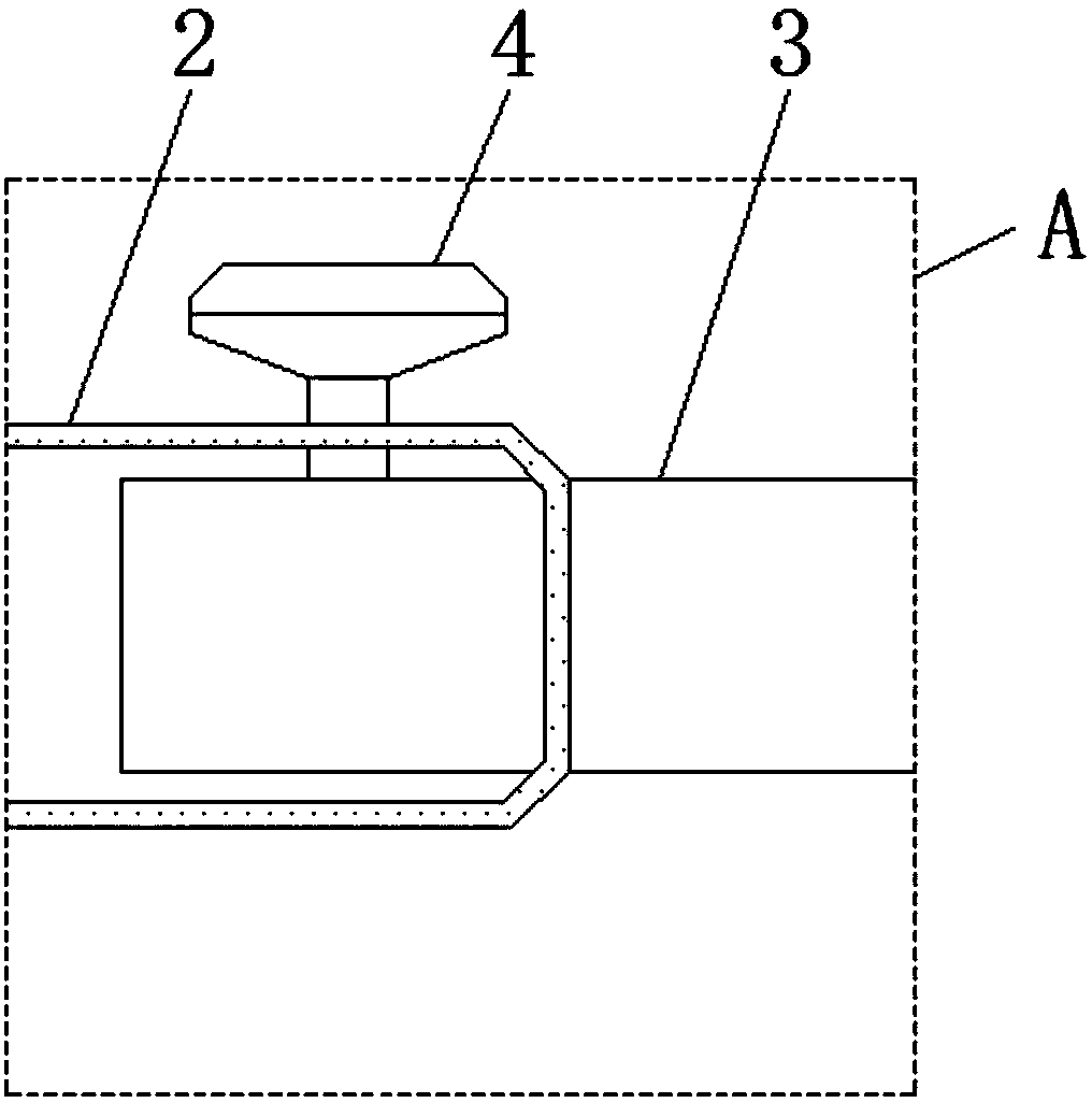 Water-saving cleaning platform for oversize vehicle in construction site