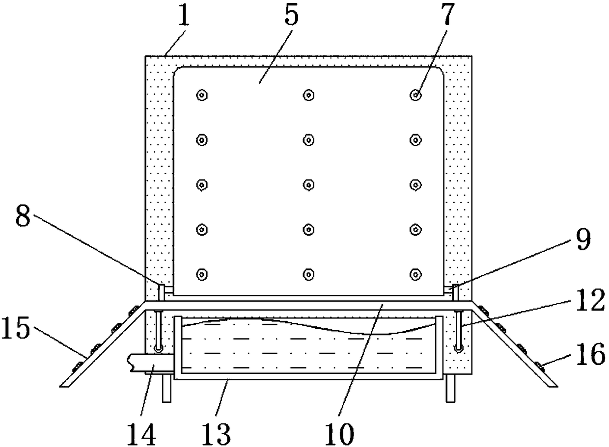 Water-saving cleaning platform for oversize vehicle in construction site