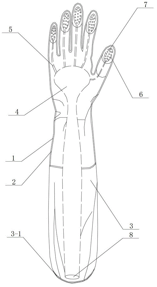 Novel plastic gloves with cleaning function