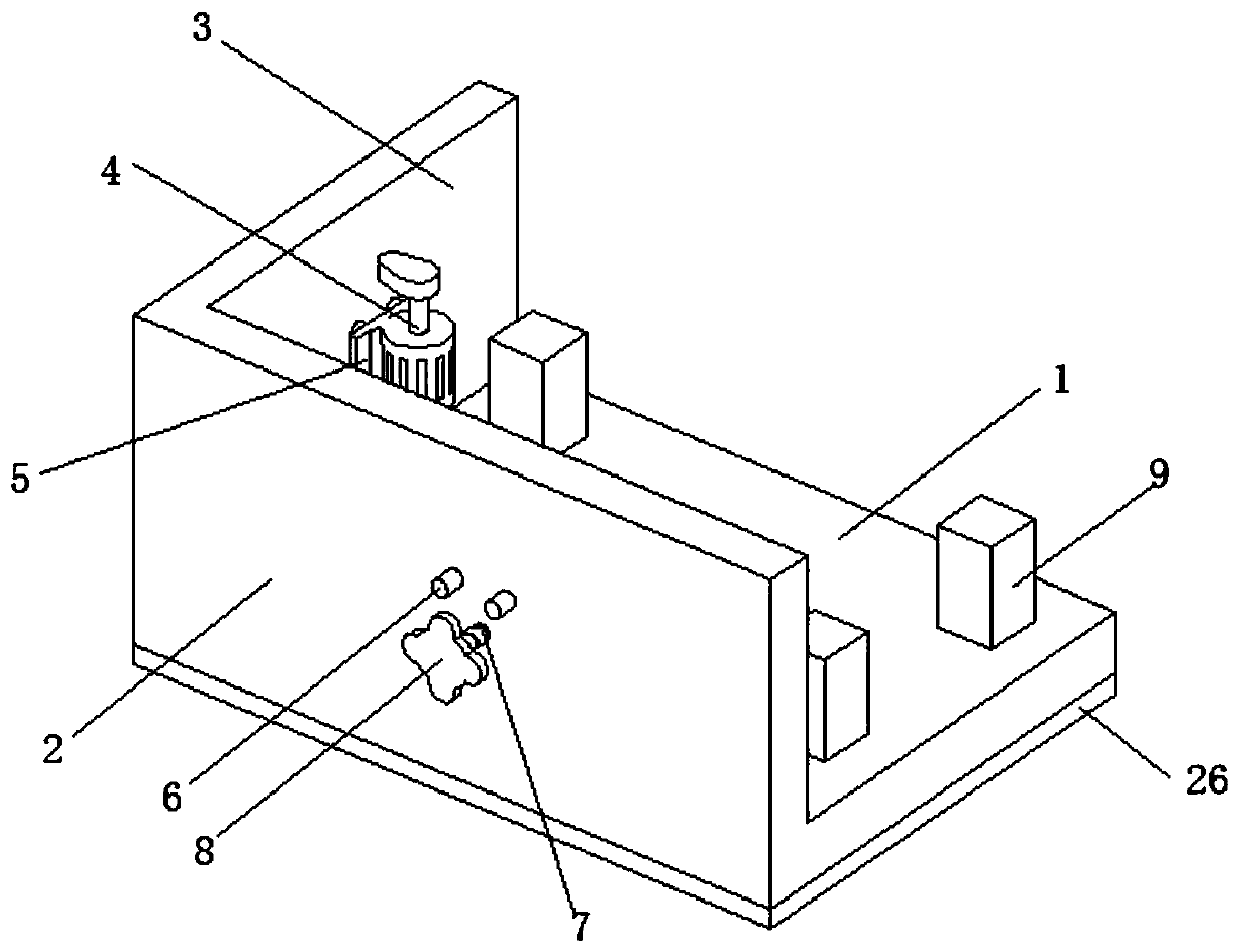 Civil engineering structure anti-seismic test device