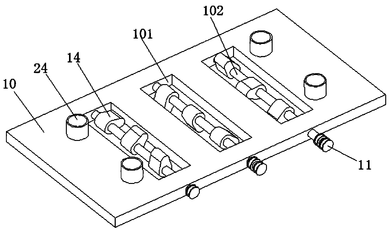 Civil engineering structure anti-seismic test device