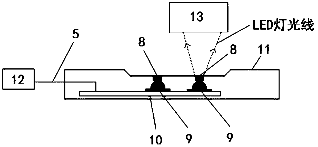 Quality detection device for dry immunofluorescence POCT detection instrument and use method of quality detection device