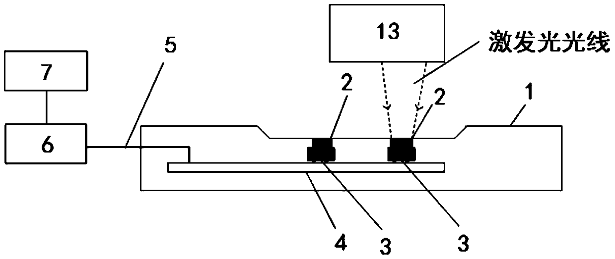 Quality detection device for dry immunofluorescence POCT detection instrument and use method of quality detection device