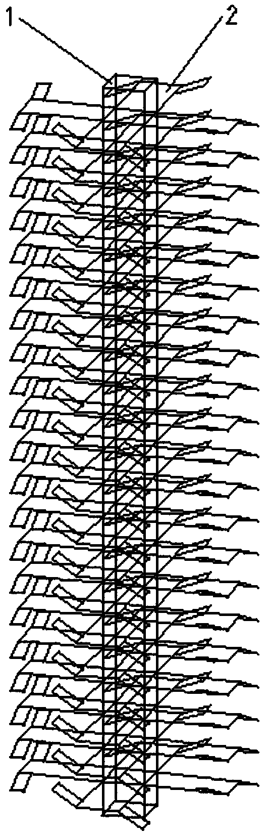 Anti-multipath antenna for satellite navigation precision approaching system