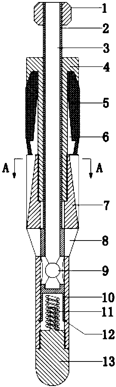 Puller type water draining gas recovering plunger