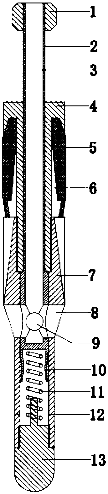 Puller type water draining gas recovering plunger