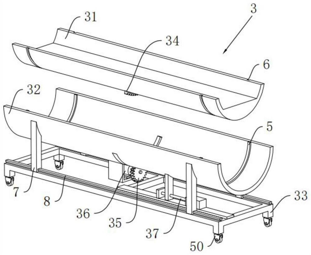 Abdominal cavity hyperthermic perfusion chemotherapy device