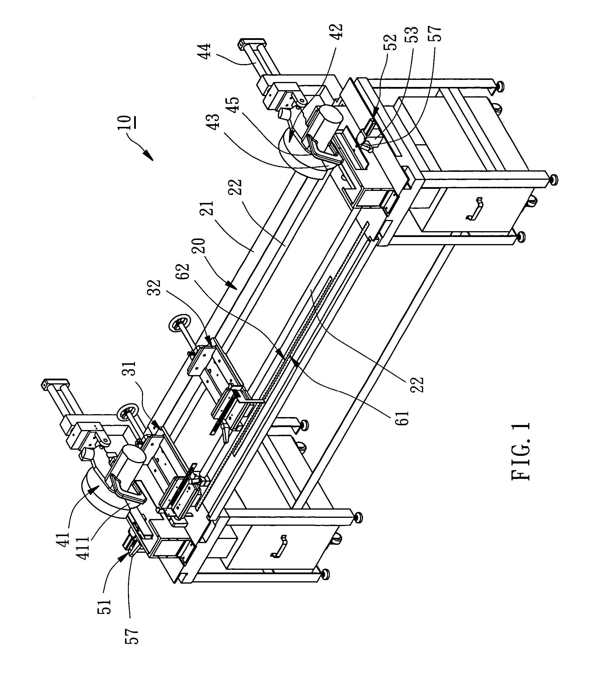 Window blind cutting machine