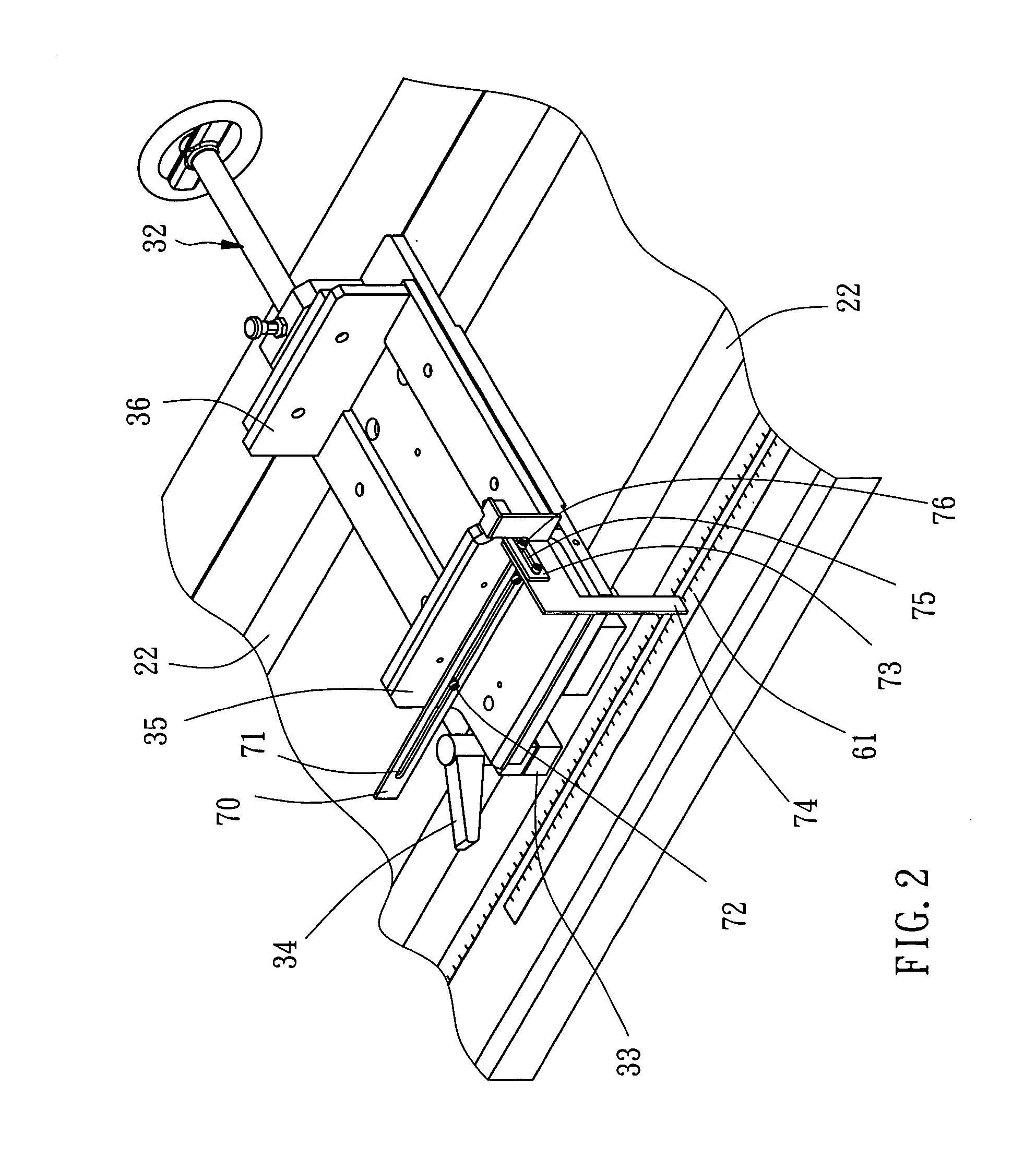 Window blind cutting machine