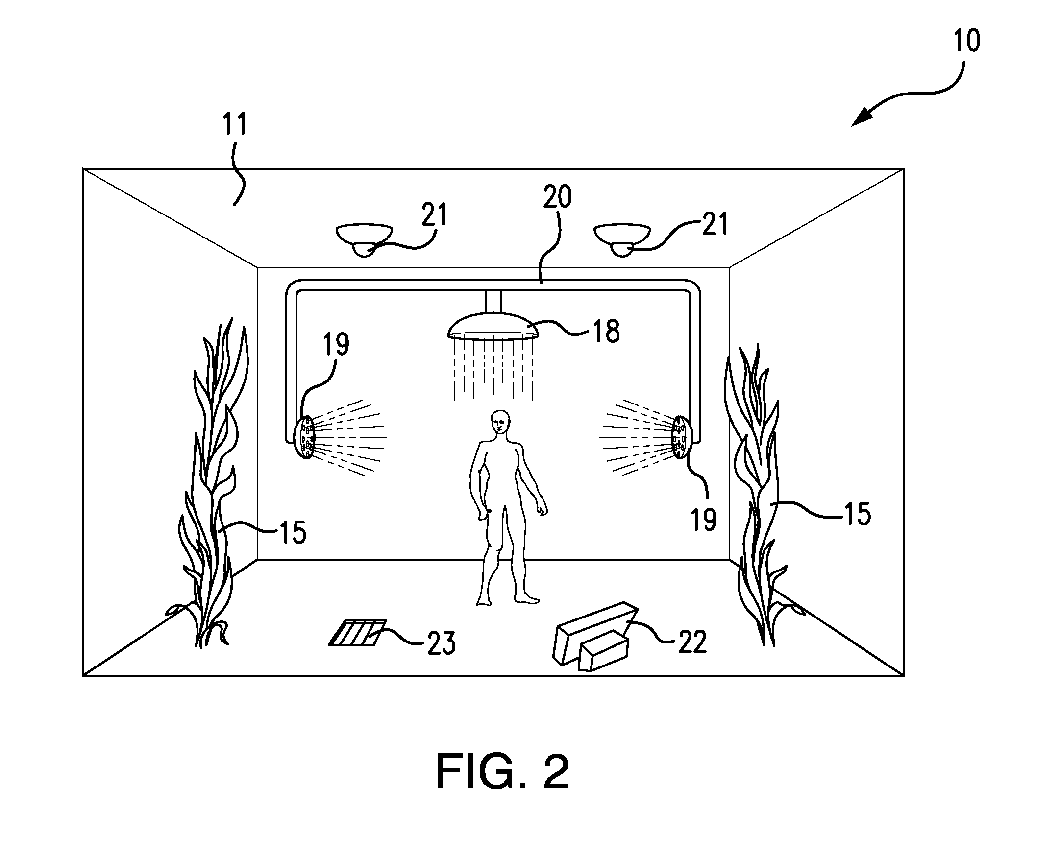 Greenhouse Outdoor Shower