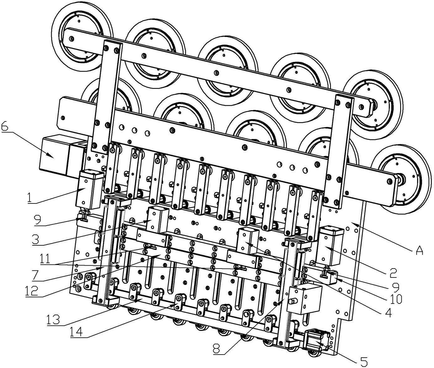 Rubber coating mechanism of high-speed automatic coil winding machine