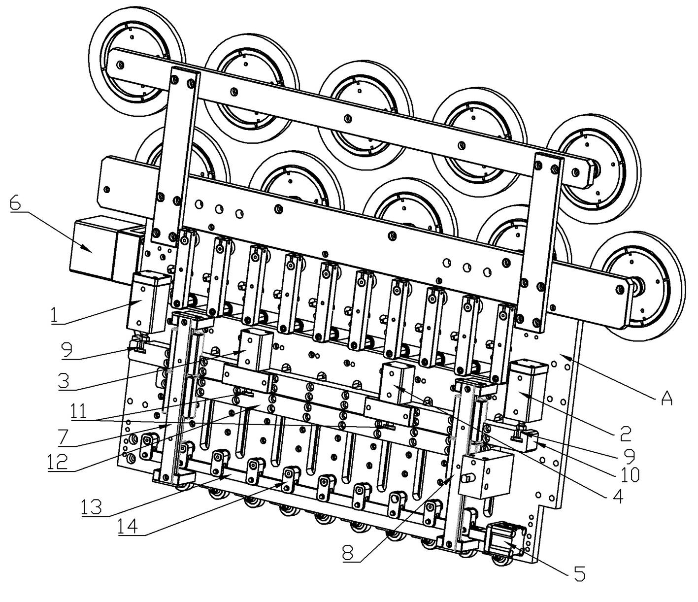 Rubber coating mechanism of high-speed automatic coil winding machine