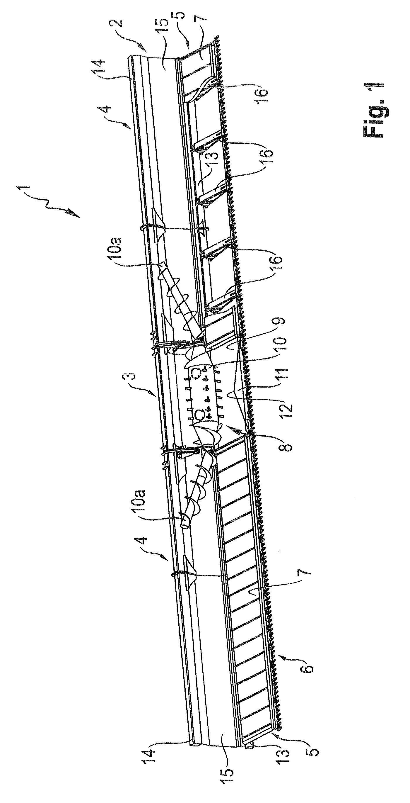 Header with a conveyor belt having conveyor belt supports configured for improved sealability