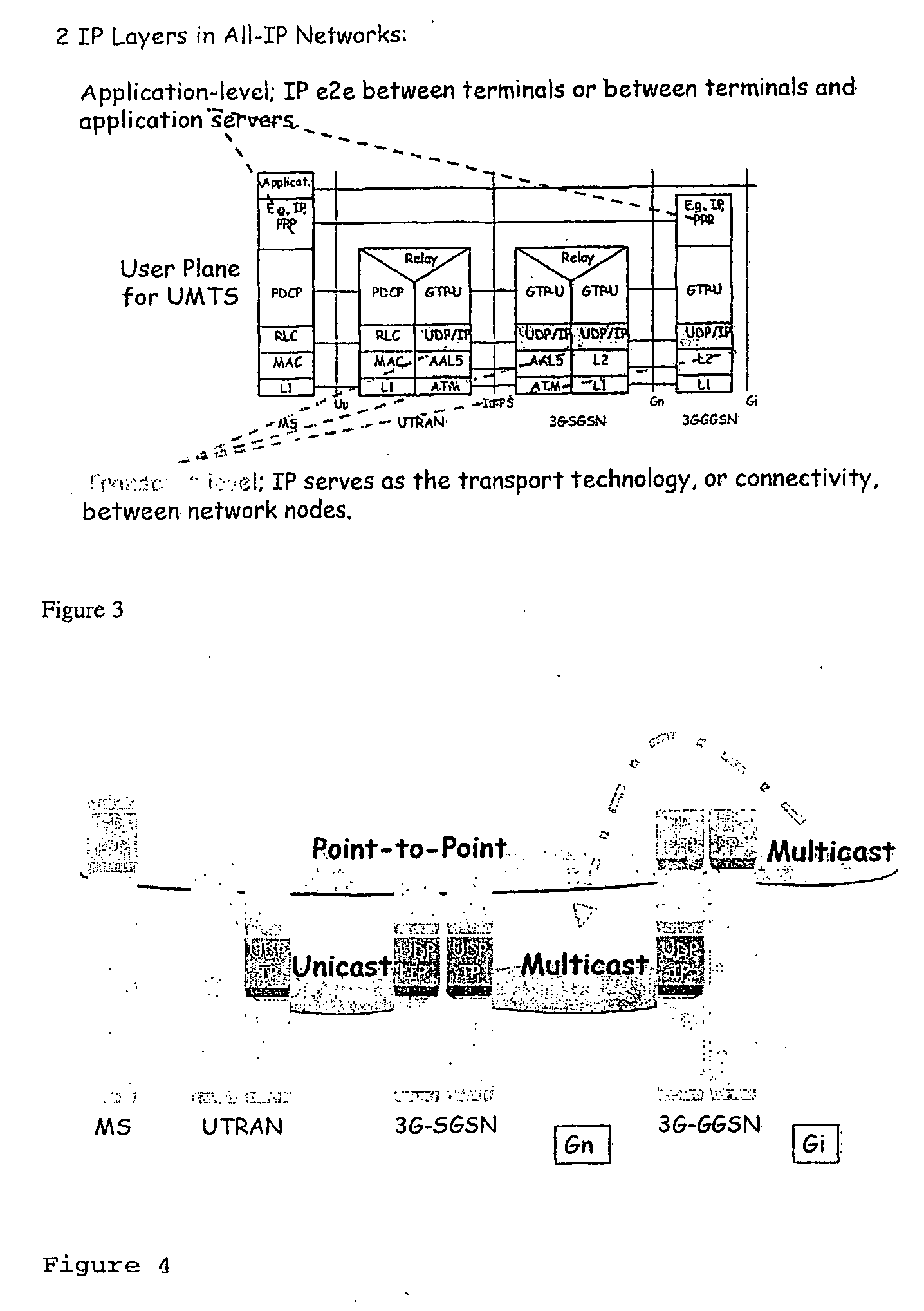 Multicast in point-to-point packet-switched oriented networks