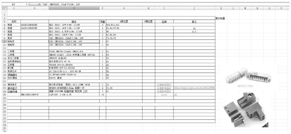 BOM identification method and device based on machine learning, computer equipment and medium