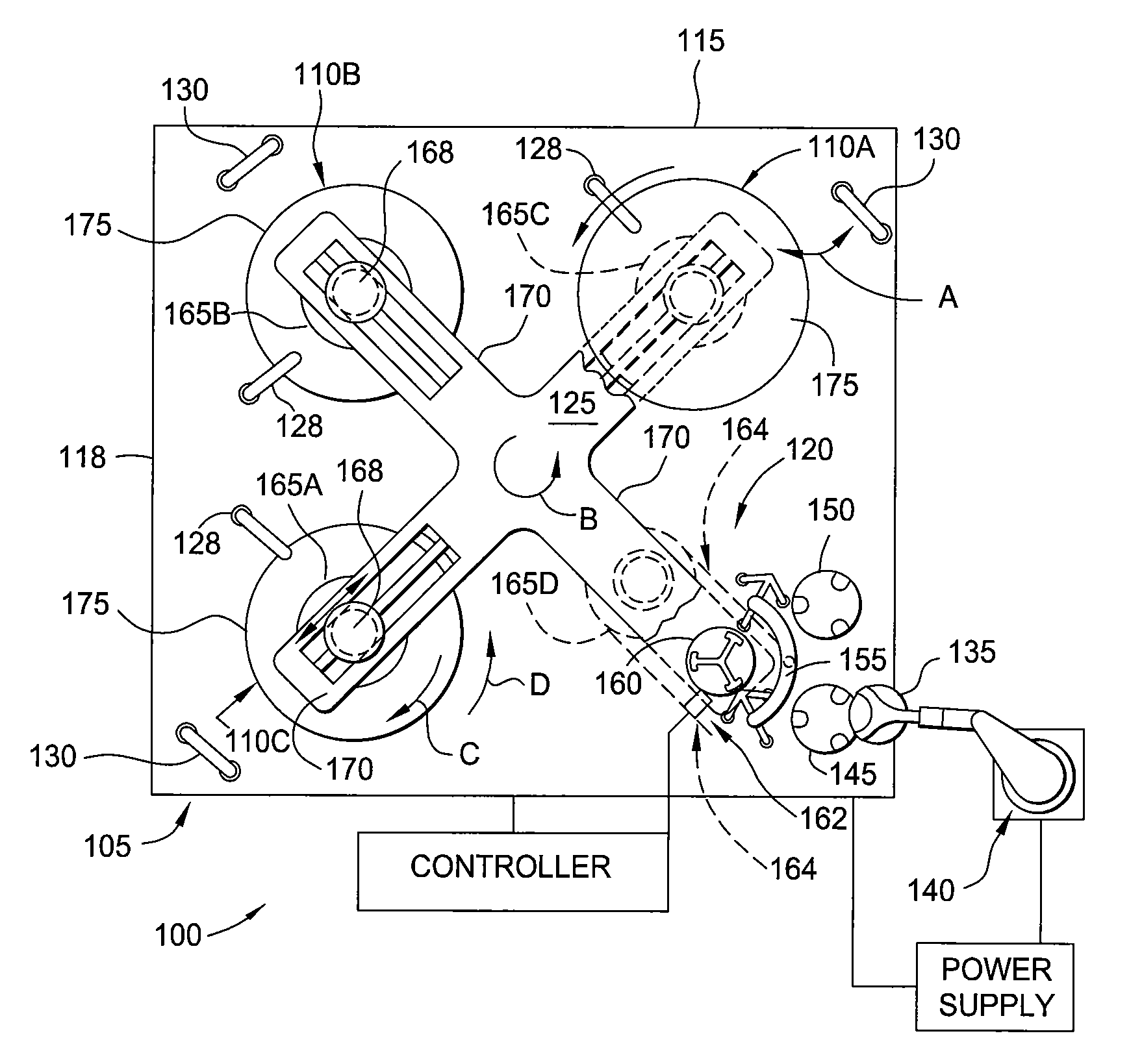 Real-time monitoring of retaining ring thickness and lifetime