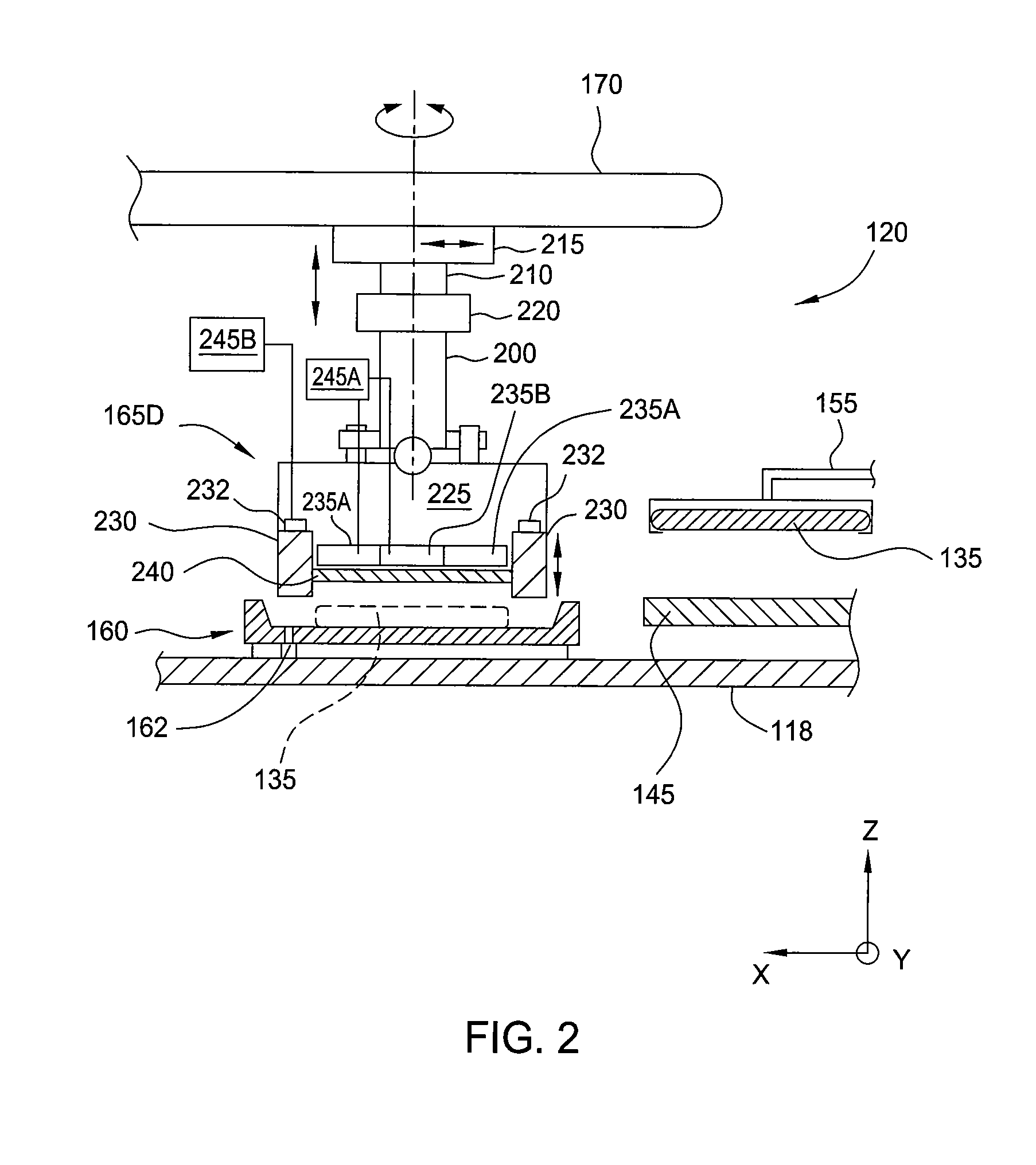 Real-time monitoring of retaining ring thickness and lifetime