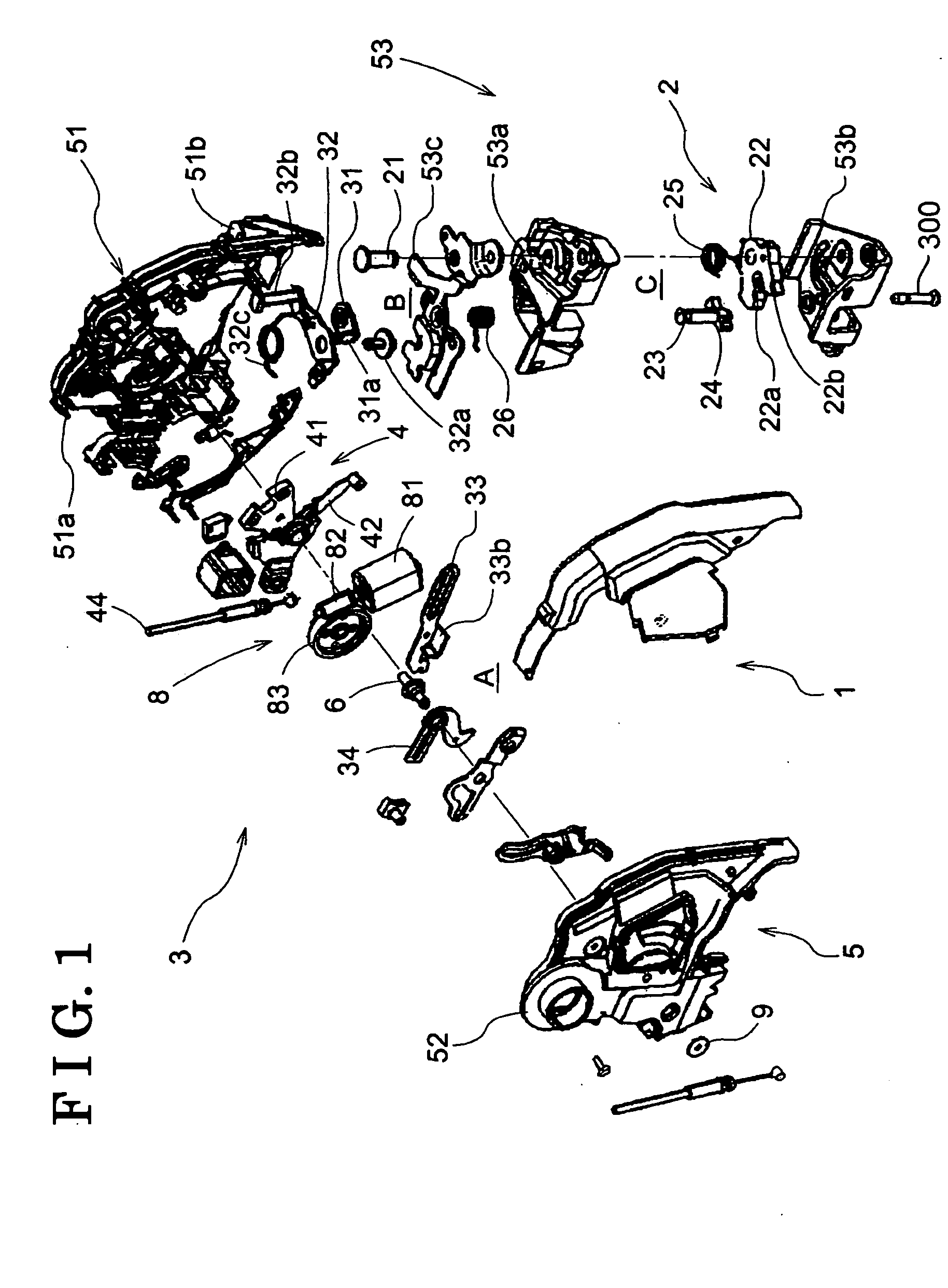 Door lock apparatus for a vehicle