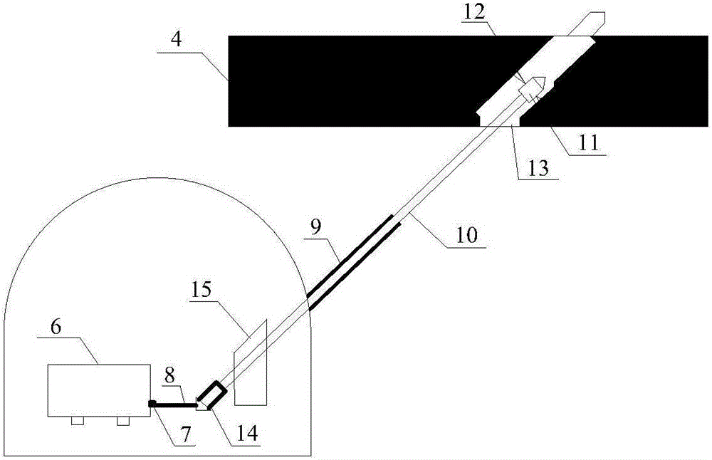 Drill hole arrangement structure and permeability-increasing method for coal seam high-pressure waterpower slotted fracturing