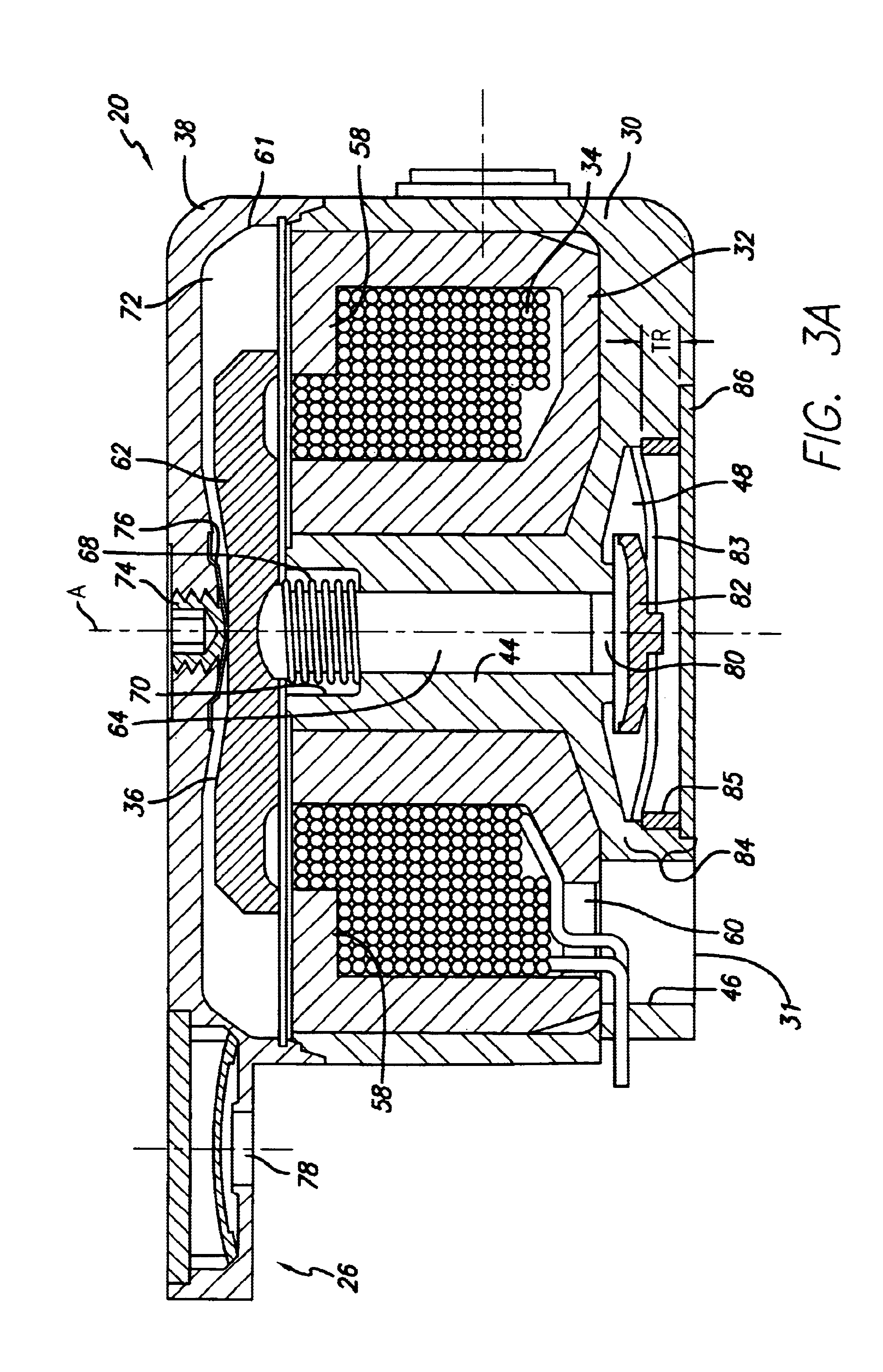 Infusion device and driving mechanism and process for same with actuator for multiple infusion uses