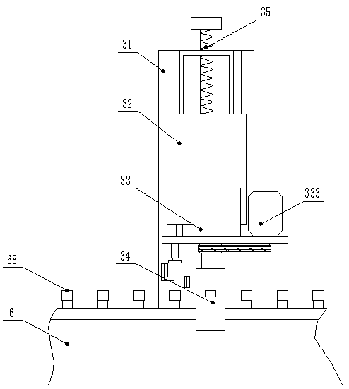 Cap screwing-down assembly for bottle cap assembling machine