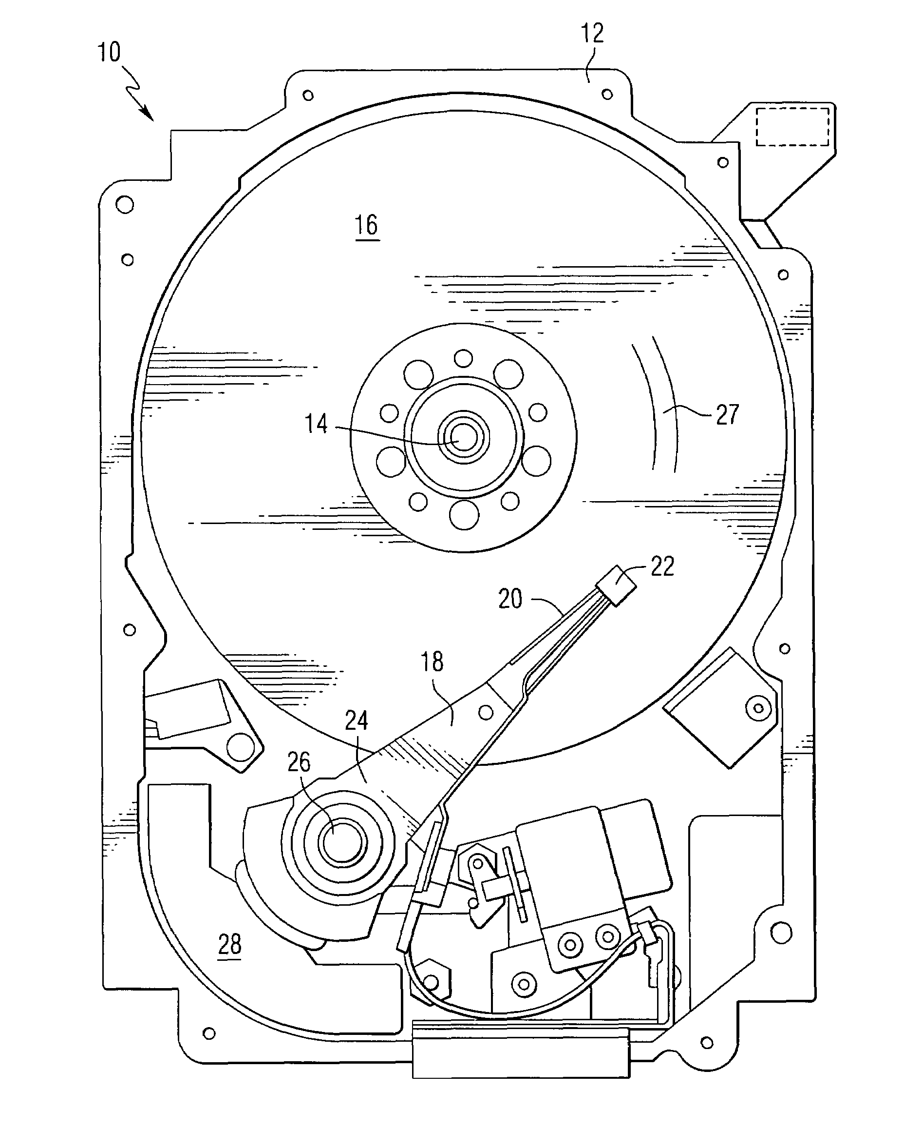 Thin film structure with controlled lateral thermal spreading in the thin film