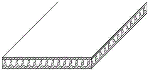 Honeycomb circular-arc-shaped plastic template